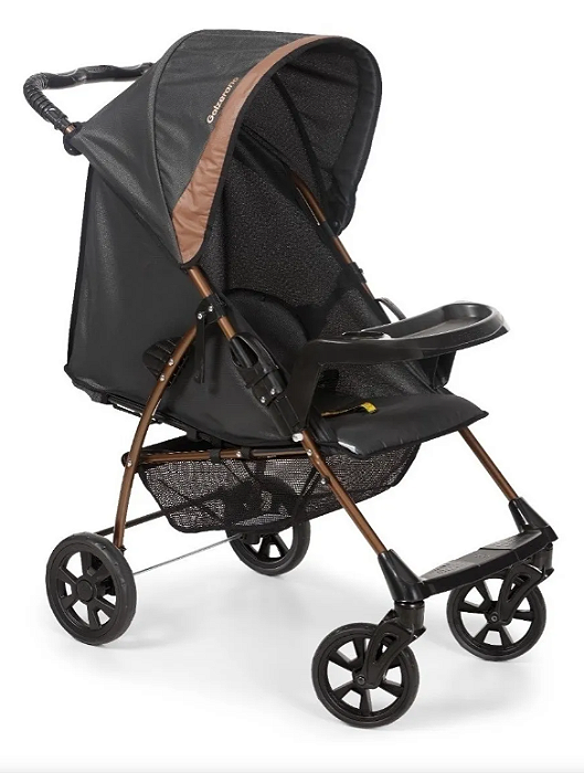 CARRINHO P/ BEBE GALZERANO ROMANO TRAVEL PTO/COBRE