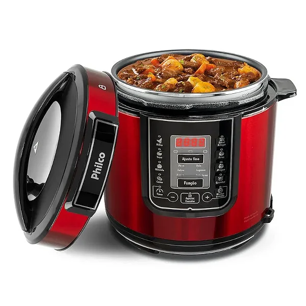 PANELA DE PRESSAO PHILCO DIGITAL INOX RED PPP01 127V