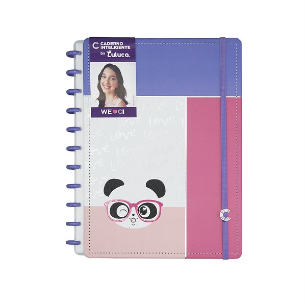 Kit de Colorir + Lápis de Cor Luluca Panda