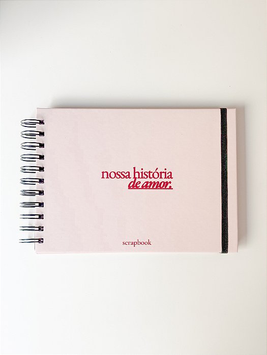 Scrapbook Nossa História de Amor (Creme)