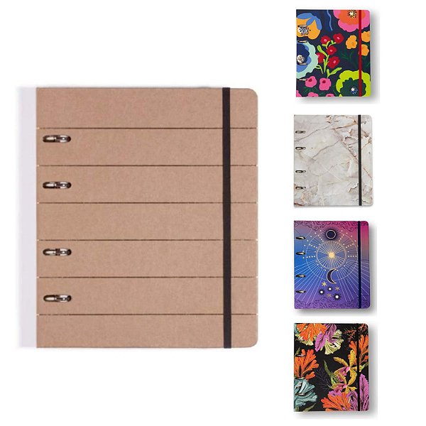Caderno Argolado Organizador 17x24 Cicero (Escolha a Capa)