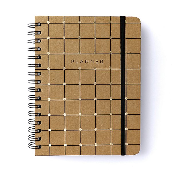Planner Permanente Semanal Notas Cicero Kraft Linha e Ponto