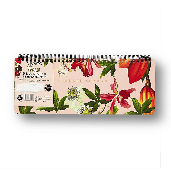 Planner Office Permanente Semanal 30x11,5 Frutos - Cicero
