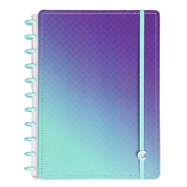 Caderno Inteligente Mystic Glow Tamanho Grande 80 folhas