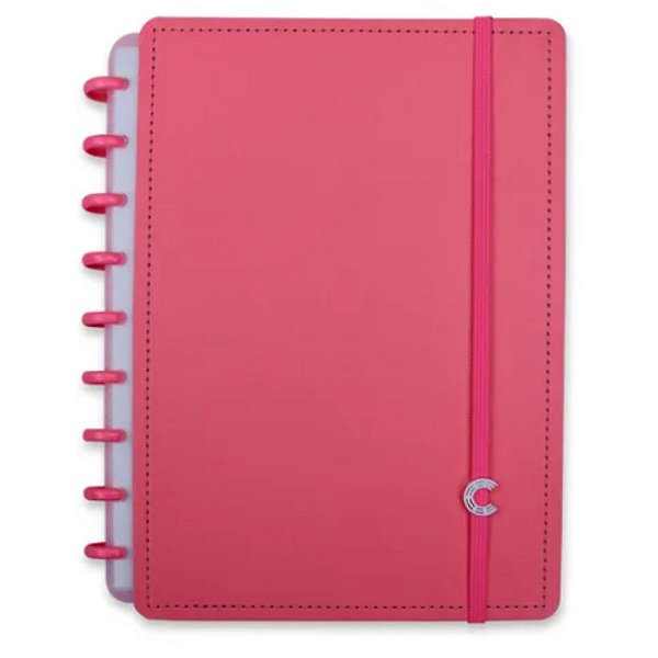Caderno Inteligente Tamanho Médio 80 Folhas - All Pink