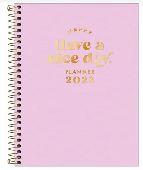 Planner Espiral 17,7 x 24 Happy Rosa 2023 Tilibra