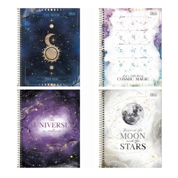 Caderno Universitário 10 Matérias 160 Folhas Magic - Tilibra