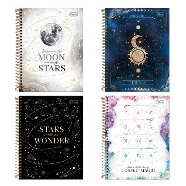 Caderno CD Colegial 10 Matérias 160 Folhas Magic - Tilibra