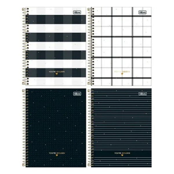 Caderno CD Colegial 10 Matérias 160 Fls West Village Tilibra