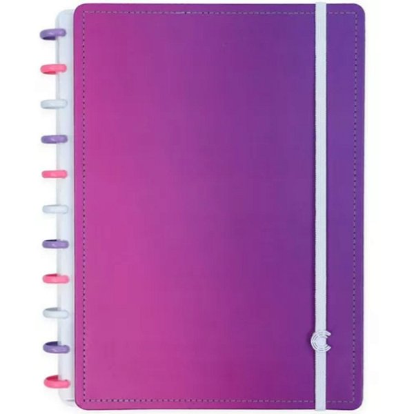 Caderno Inteligente Grande 80F Ultraviolet by Yasmin Galvão