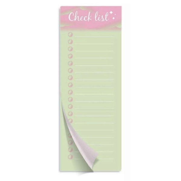 Bloco Destacável Checklist com 30 Folhas 74mm x 210mm - DAC
