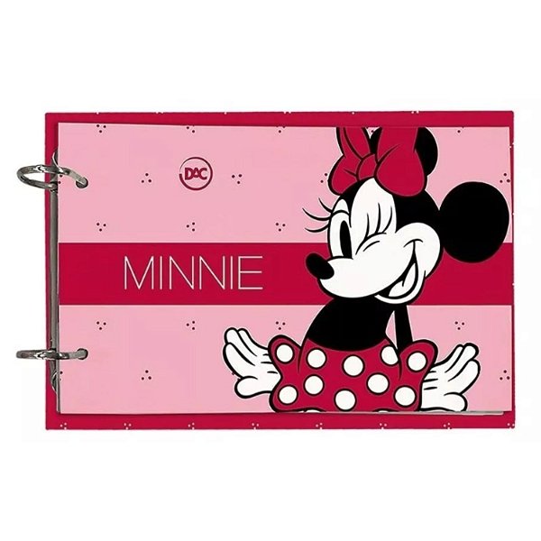 Mini Caderno Argolado Minnie 80 Folhas - DAC