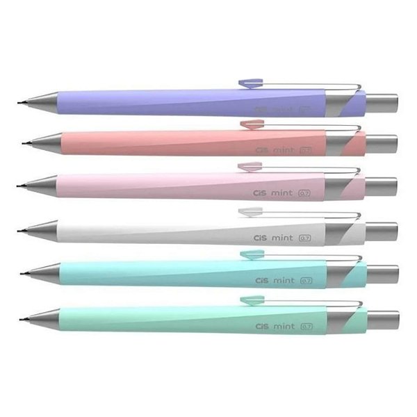 Lapiseira Mint Tons Pastel 0.7mm - CiS (Escolha a cor)