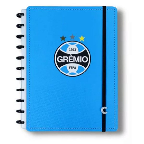 Caderno Inteligente Grande 80 Folhas - Grêmio Imortal Azul