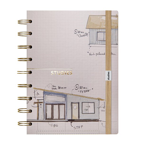 Caderno Médio Profissões Arquitetura 110 Fls 18x24 - Studies