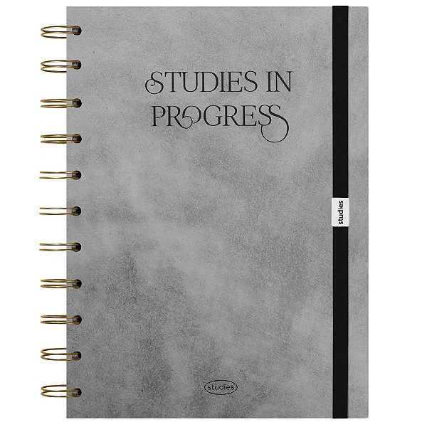 Caderno Universitário in Progress 20x28 110F Pautado Studies