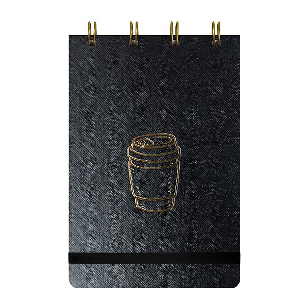 Bloco To Do 10x15 80F Reposicionáveis Coffee Black - Studies