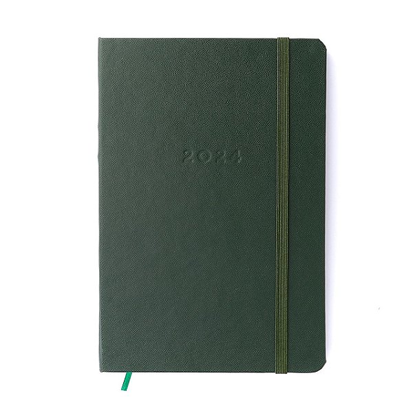 Agenda Planner 14x21 Semanal Anotações Cicero - Verde Oliva