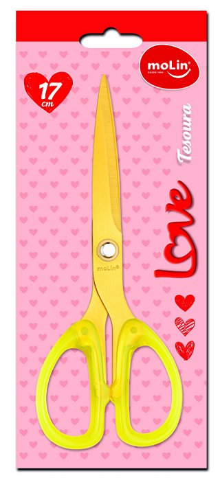 Tesoura Gold Titanium 17cm - Molin