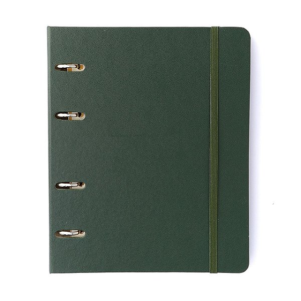 Caderno Criativo Pautado e Pontado A5 Cicero - Verde Oliva