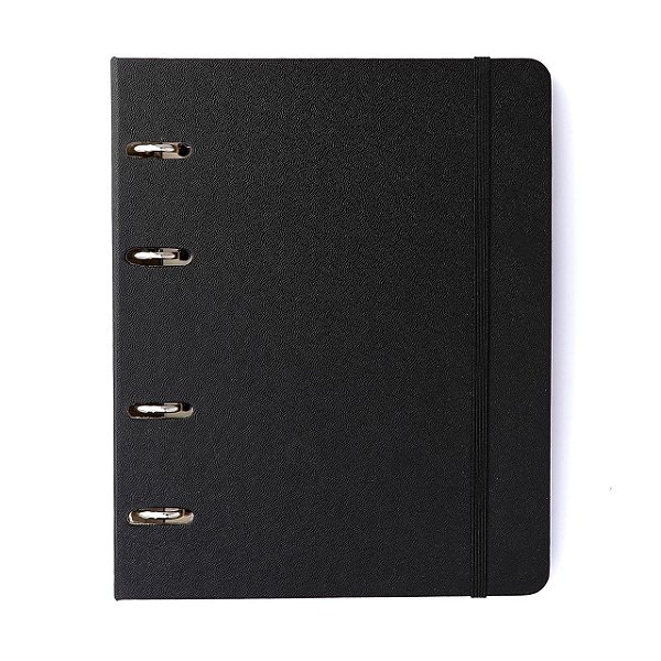 Caderno Criativo Pautado e Pontado A5 Cicero - Preto 2024