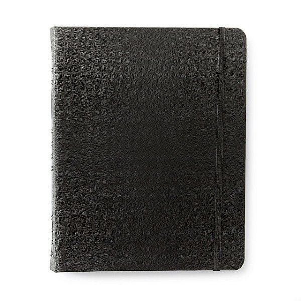 Caderno Organizador Duo Pautado e Pontado 17x24 Cicero Preto