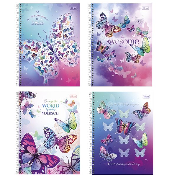 Caderno Espiral CD Universitário 10 Matérias Tilibra - Daisy