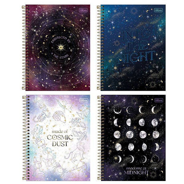 Caderno Espiral CD Colegial 1 Matéria Tilibra - Magic