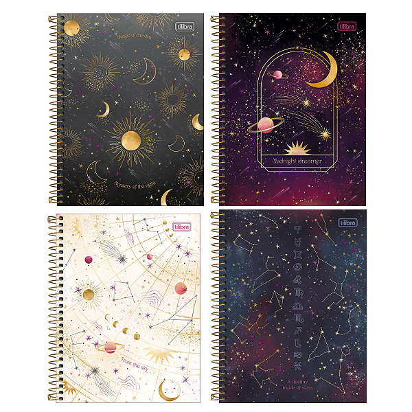 Caderno Espiral CD Colegial 10 Matérias Tilibra - Magic