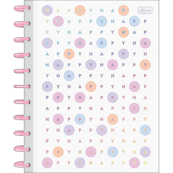 Caderno Tilidisco Universitário 10 Matérias Tilibra - Happy