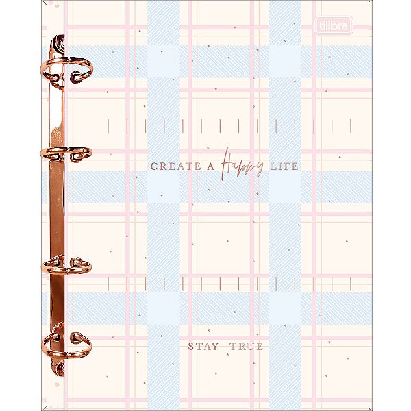 Caderno Argolado Cartonado Colegial S/ Lombo Tilibra - Soho