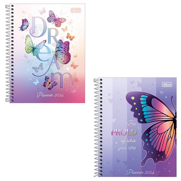 Agenda Planner Espiral 17x24 CD M7 80 Folhas Tilibra - Daisy