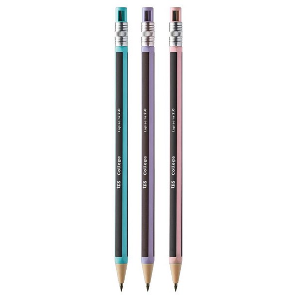 Lapiseira 2.0mm com Apontador no Topo Tris - College