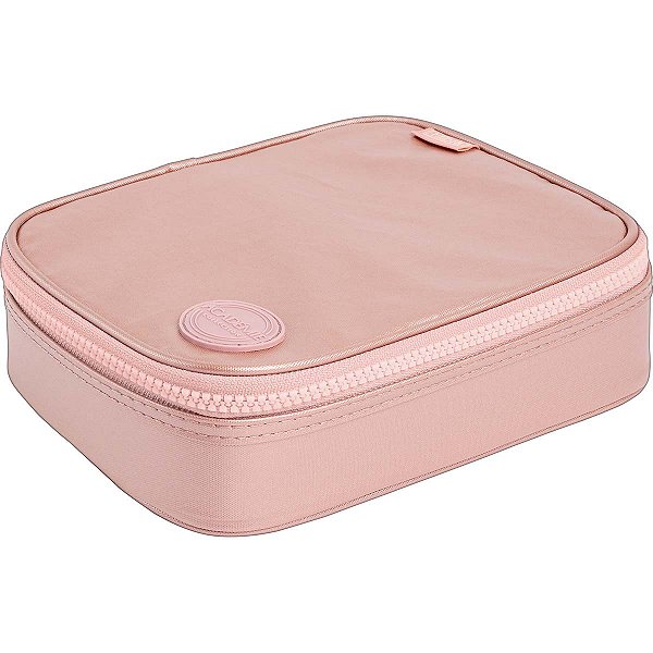 Estojo Box Académie Tilibra - Metalizado Rosé