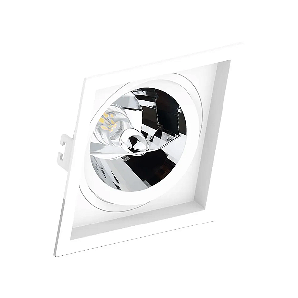 SPOT EMBUTIR QD RECUADO AR111 GU10 BC