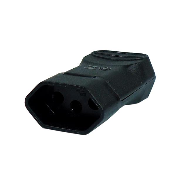 PLUG FEMEA 2P+T 20A 250V PT C/ PRENSA CABO