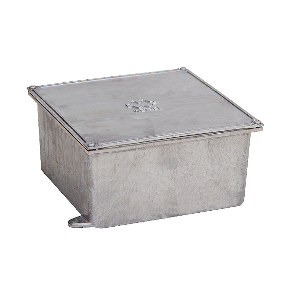 CAIXA PASSAGEM ALUM 15X15X10 C/ TAMPA
