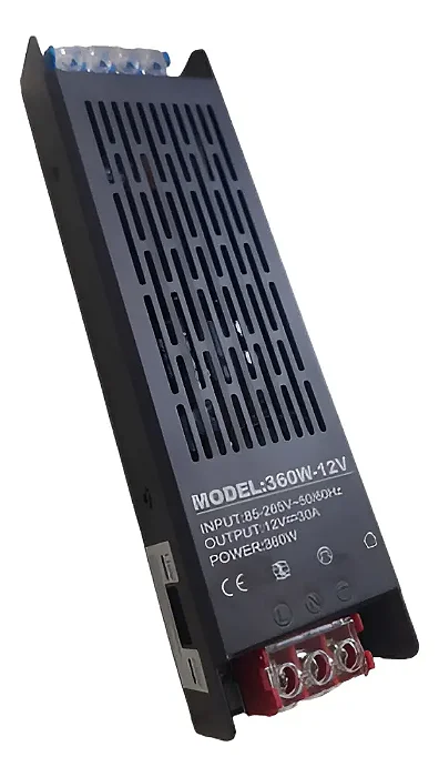 FONTE 30A 12V 360W SLIM 2601