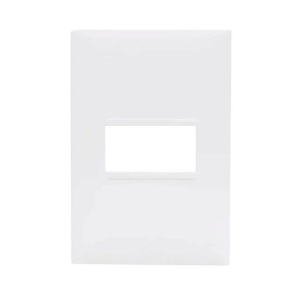 PLACA 4X2 P/ 1 POSTO LINHA PIAL PLUS+