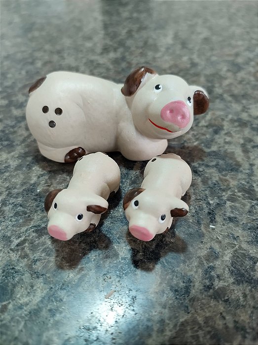 TERRÁRIO TRIO DE PORCO