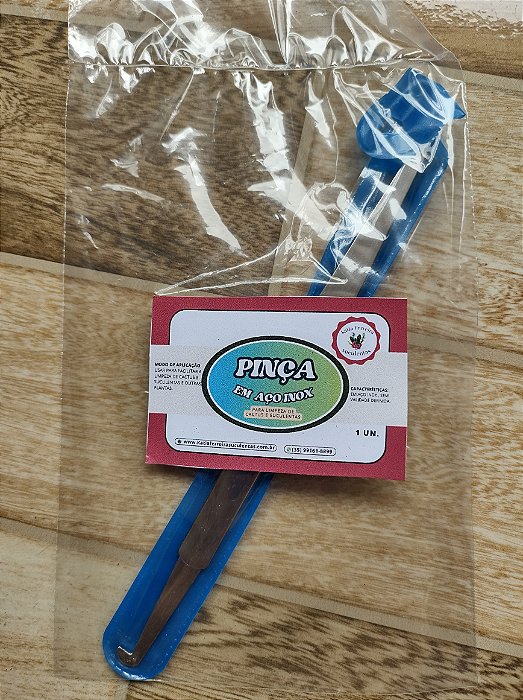 PINÇA PARA CUIDAR DE CACTOS E SUCULENTAS DE AÇO INOX