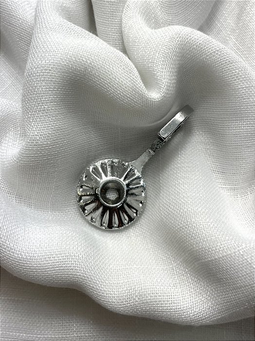 Abraçadeira Rosa Cromada Alumínio - 19mm