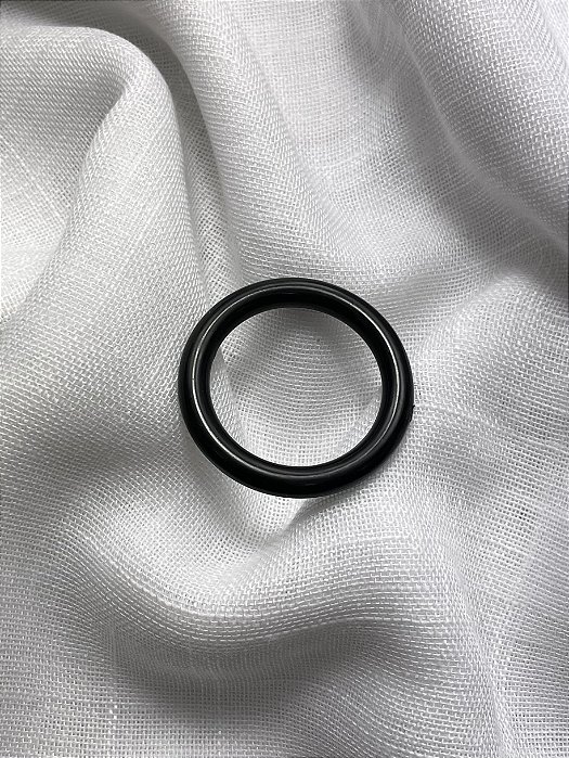 Argola Plástica Preta - 19mm