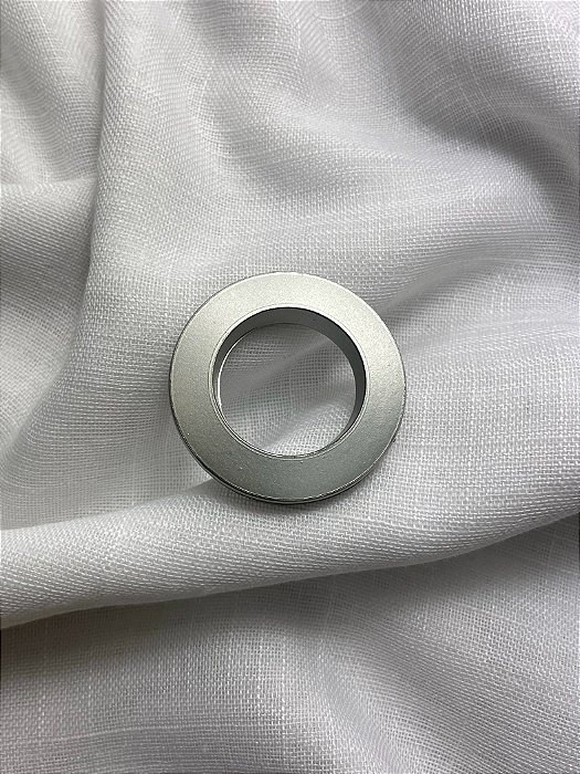 Ilhós Redondo Aço Escovado - 19mm