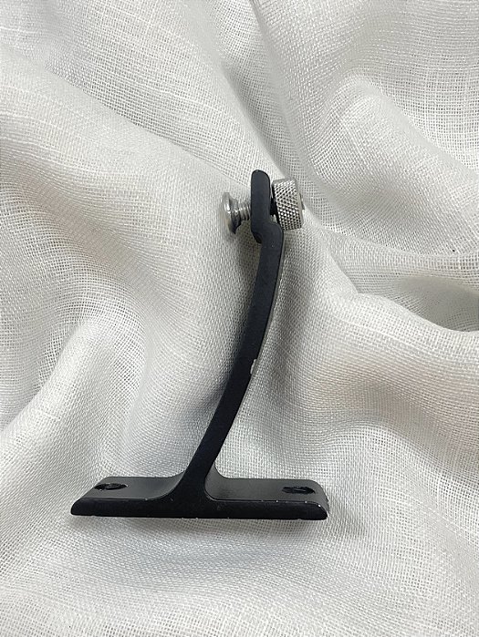 Suporte Extrusado Preto - 19mm