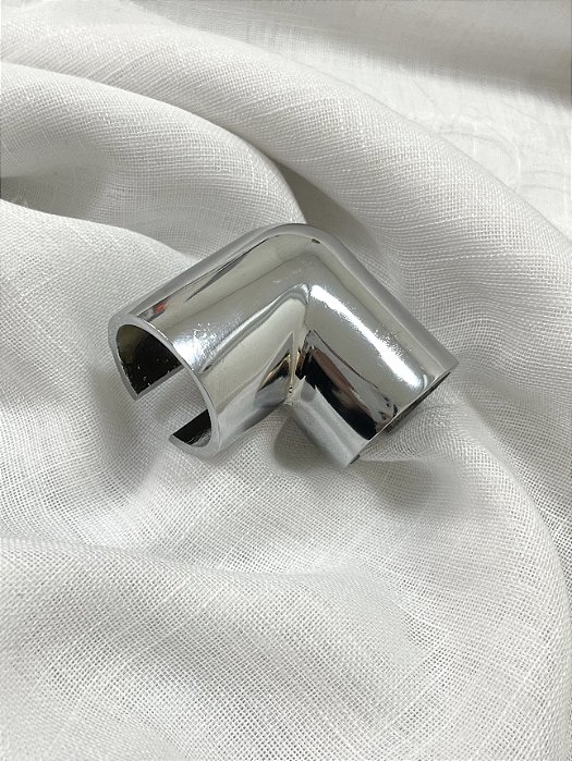 Cotovelo Vazado Cromado - 28mm
