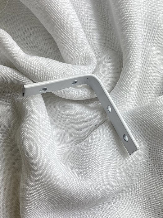Suporte L Simples Branco- 19mm