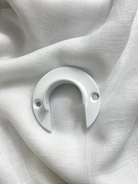 Suporte Simples Flange Branco - 19mm