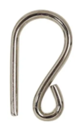 Gancho para Cortina Aço Escovado