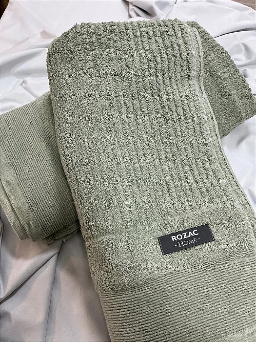 Toalha de Banho Gigante Verde Oliva / 1,80x0,86